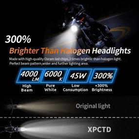 img 3 attached to 🏍️ Комплект головного фонаря для мотоцикла DOT - 7-дюймовые LED-фары с крепежной скобой для Touring Street Glide, Road King, Electra Glide, Ultra Classic, Fat Boy, Tri Cvo, Heritage Softail, Slim Deluxe, Ultra Limited - хромовое покрытие