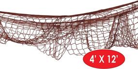 img 3 attached to 🎣 Декоративная рыболовная сеть Beistle, 4х12 футов: улучшите свои прибрежные украшения