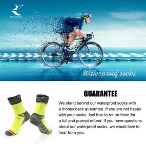 img 1 attached to 🧦 RANDY SUN Men's Outdoor Sports Crew Socks - Waterproof Digital Print for Hiking, Backpacking, and Workouts (1 Pair)