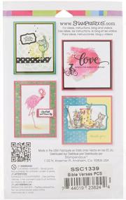 img 1 attached to 📖 Bible Verses Clear Stamp Set: Enhance Your Crafts with Inspirational Scripture Designs