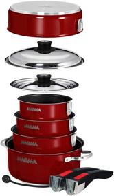 img 3 attached to Magma A10-366-MR-2-IN Non-Stick Cookware Set - 10-Piece Collection