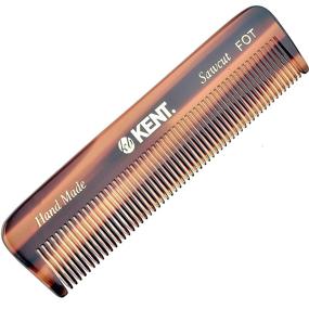 img 4 attached to 🔲 Handmade Fine Tooth Pocket Comb for Men - Kent A FOT Hair Comb Straightener for Everyday Grooming, Styling Hair, Mustache, and Beard. Use Dry or with Balms. Saw Cut and Hand Polished, Made in England