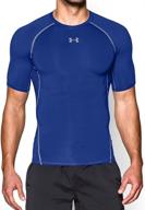 👕 under armour heatgear short sleeve compression t-shirt for men логотип