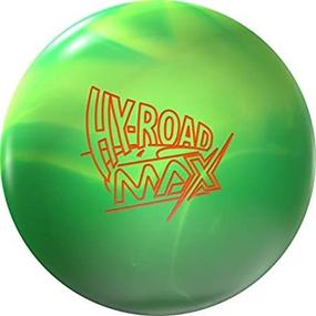 img 3 attached to Storm HY Road Max Bowling Ball 15lb, Emerald/Lime