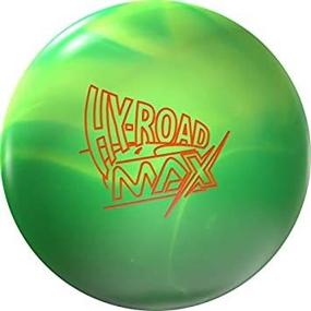 img 4 attached to Storm HY Road Max Bowling Ball 15lb, Emerald/Lime