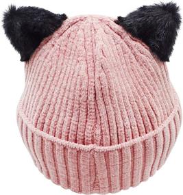 img 1 attached to Bellady Girl Beanie Winter Child_Black