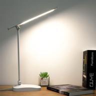 💡 dweptu desk lamp: dimmable led table lamp with eye-caring technology, usb charging port, and touch control логотип