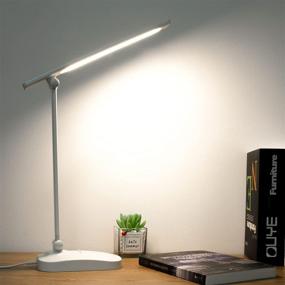 img 4 attached to 💡 DWEPTU Desk Lamp: Dimmable LED Table Lamp with Eye-Caring Technology, USB Charging Port, and Touch Control