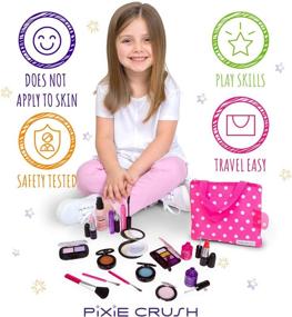 img 2 attached to 💄 Deluxe Children's Pretend Makeup by PixieCrush