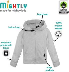 img 1 attached to 👶 Organic Toddler Boys' Clothing: Discover the Mightly Certified Difference