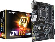 🔧 gigabyte z370 hd3 atx motherboard - intel lga1151, z370 chipset, m.2 slot, intel lan, alc892 audio, hdmi logo