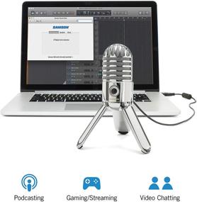 img 3 attached to 🎙️ Chrome SAMSON Meteor Mic USB Studio Condenser Microphone