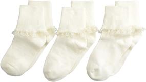 img 2 attached to Jefferies Socks Girls Simplicity Medium