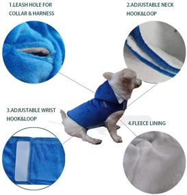 img 1 attached to 🐶 Optimized Neoprene Dog Coat Cold Weather Jacket for Small Medium Dogs (Small)