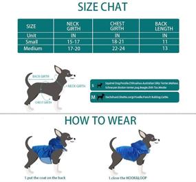 img 2 attached to 🐶 Optimized Neoprene Dog Coat Cold Weather Jacket for Small Medium Dogs (Small)