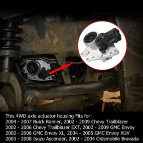 img 3 attached to Дифференциальный отключатель привода Trailblazer Oldsmobile.