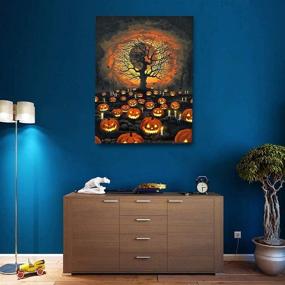 img 2 attached to 5D Adult Diamond Painting DIY Kit | Halloween Gift & Wall Decoration | 12x16 inches (Orange)