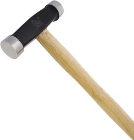 img 4 attached to The Beadsmith Two-Sided Planishing Hammer - 9 Inches Wooden Handle, 80mm Steel Head with 23mm Faces - Essential Tool for Metalsmiths: Adds Shape and Smooths Metal Surfaces