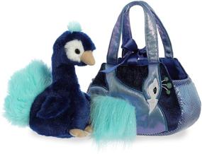 img 1 attached to 🦚 Aurora - 7" Mora Peacock Pet Carrier: Stylish and Multicolor Convenience
