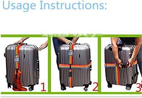 img 1 attached to 🧳 Explore Ultimate Convenience with the JYHY Adjustable Luggage Suitcase Baggage Travel Accessories!
