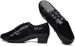 img 2 attached to YKXLM Women's Leather Professional Ballroom Performance Shoes