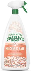 img 4 attached to 🧼 Charlie's Soap Kitchen and Bath Cleaner Spray (32 Oz, 1 Pack) - Natural Multi-Surface Cleaner for Kitchen and Bathroom – Non-Toxic and Biodegradable