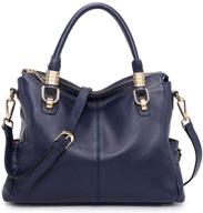 stylish kattee genuine leather handbags & wallets for women - perfect shoulder totes! logo