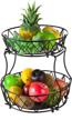 basket kitchen countertop storage vegetables logo