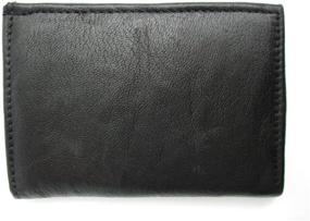 img 1 attached to Featherweight Bifold Wallet in Sleek Black Leather
