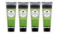 🥛 dionis goat milk skincare verbena & cream hand cream (1 oz) - set of 4 - made in usa - cruelty-free & paraben-free logo