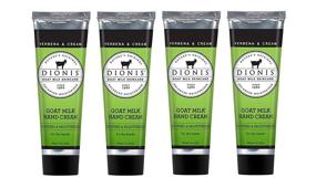 img 4 attached to 🥛 Dionis Goat Milk Skincare Verbena & Cream Hand Cream (1 oz) - Set of 4 - Made in USA - Cruelty-free & Paraben-free