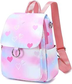 img 4 attached to Bookpack Backpack Multifunction Preschool Tie Dyed Women's Handbags & Wallets for Fashion Backpacks