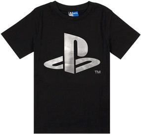 img 4 attached to Playstation Print Childs Sleeved T Shirt