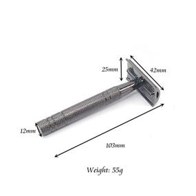 img 3 attached to 🌱 Zero Waste Metal Safety Razor: Eco-Friendly, Double Edge Razor for Men & Women, Plastic Free with 10 Blades