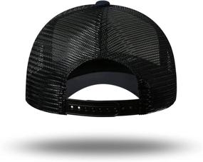 img 1 attached to American Flag Trucker Hat Breathable Sports & Fitness for Running