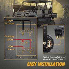 img 1 attached to Kemimoto Pioneer Compatible Kawasaki 2015 2022