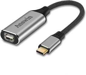 img 4 attached to Адаптер Answin USB C к Mini DisplayPort | 4K@60Hz | Совместим с MacBook, Galaxy и другими | Серый