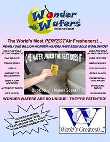 img 2 attached to 🍦 Wonder Wafers Creamy Vanilla Air Fresheners - 25 CT Pack with Individual Wrapping
