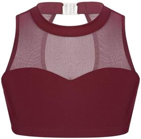 img 4 attached to ACSUSS Gymnastics Dancewear Activewear Burgundy