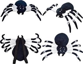 img 2 attached to 🕷️ Spooky and Adorable: JOYIN Large Halloween Plush Spider Backpack - A Must-Have for Kids this Halloween