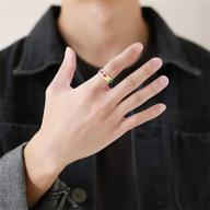 stainless statement engagement jewelry for boyfriend and girlfriend rings: a perfect gift for boys logo