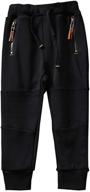 abalacoco cotton trousers running outdoor boys' clothing for pants logo