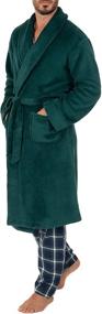 img 1 attached to 🌿 IZOD Men's Comfort Soft Fleece Green: Ultimate Coziness and Style