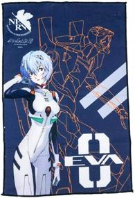 img 1 attached to 🏋️ Exclusive Loot Crate Evangelion Fitness Towel - Rei Ayanami Unit-00, Evangelion: 1.0 You are (Not) Alone Anime Gift, Neon Genesis Evangelion