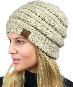 img 4 attached to C C Unisex Chunky Stretch Skully Outdoor Recreation