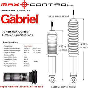 img 1 attached to 🚗 Gabriel 77489 Monotube CONTROL Shock Absorber