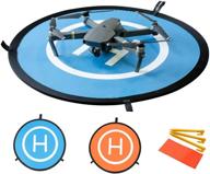 🚁 qubuy drones landing pad: universal portable foldable waterproof rc soft helipad for dji, inspire, mavic & more logo