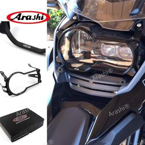 img 4 attached to 🛡️ Arashi Headlight Protector Guard Cover for BMW R1200GS LC 2013-2018 & ADV 2013-2016 Motorcycle Accessories - Black GS1200 GS1200 (2013-2018)