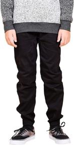 img 4 attached to 👖 BROOKLYN ATHLETICS Boys' Super Soft Twill Pants - Available in Various Styles and Colors