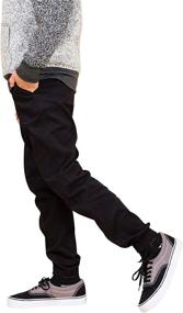 img 2 attached to 👖 BROOKLYN ATHLETICS Boys' Super Soft Twill Pants - Available in Various Styles and Colors